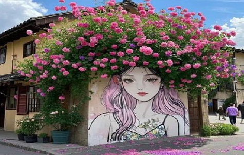 洛南怎么设计网红打卡墙绘