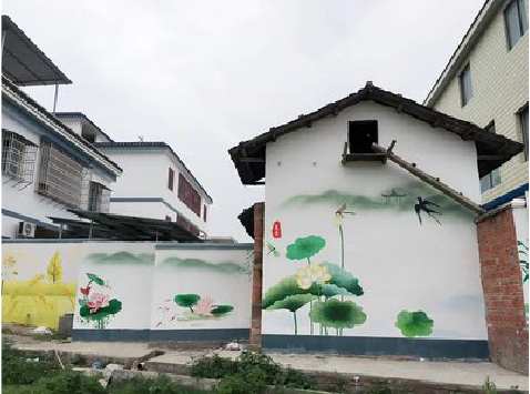 洛南室外墙绘-从选材到保养。