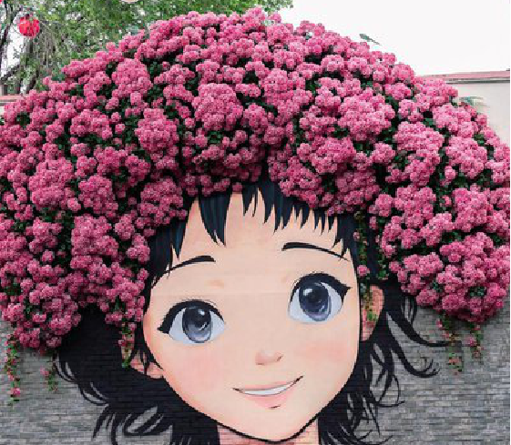 洛南墙体彩绘-网红墙打卡