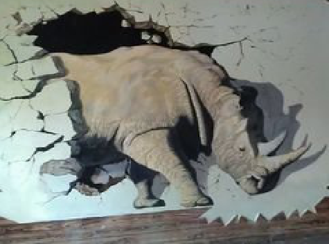 洛南在墙绘中,如何绘制3D效果?